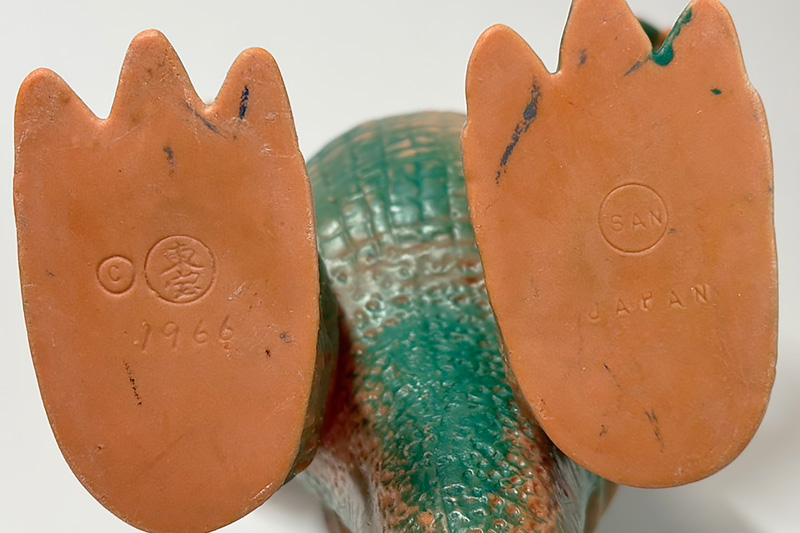 【マルサン】地底怪獣バラゴン 東宝1966 JAPAN 当時物ソフビ