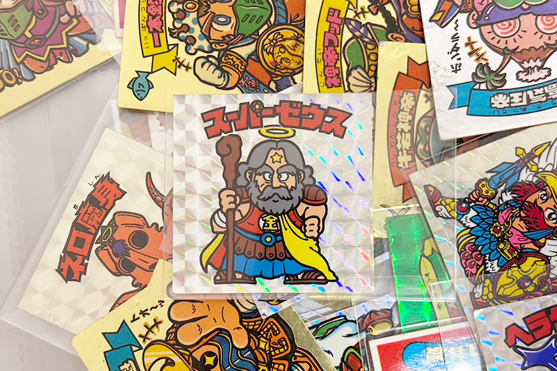 ビックリマンシール整理中です